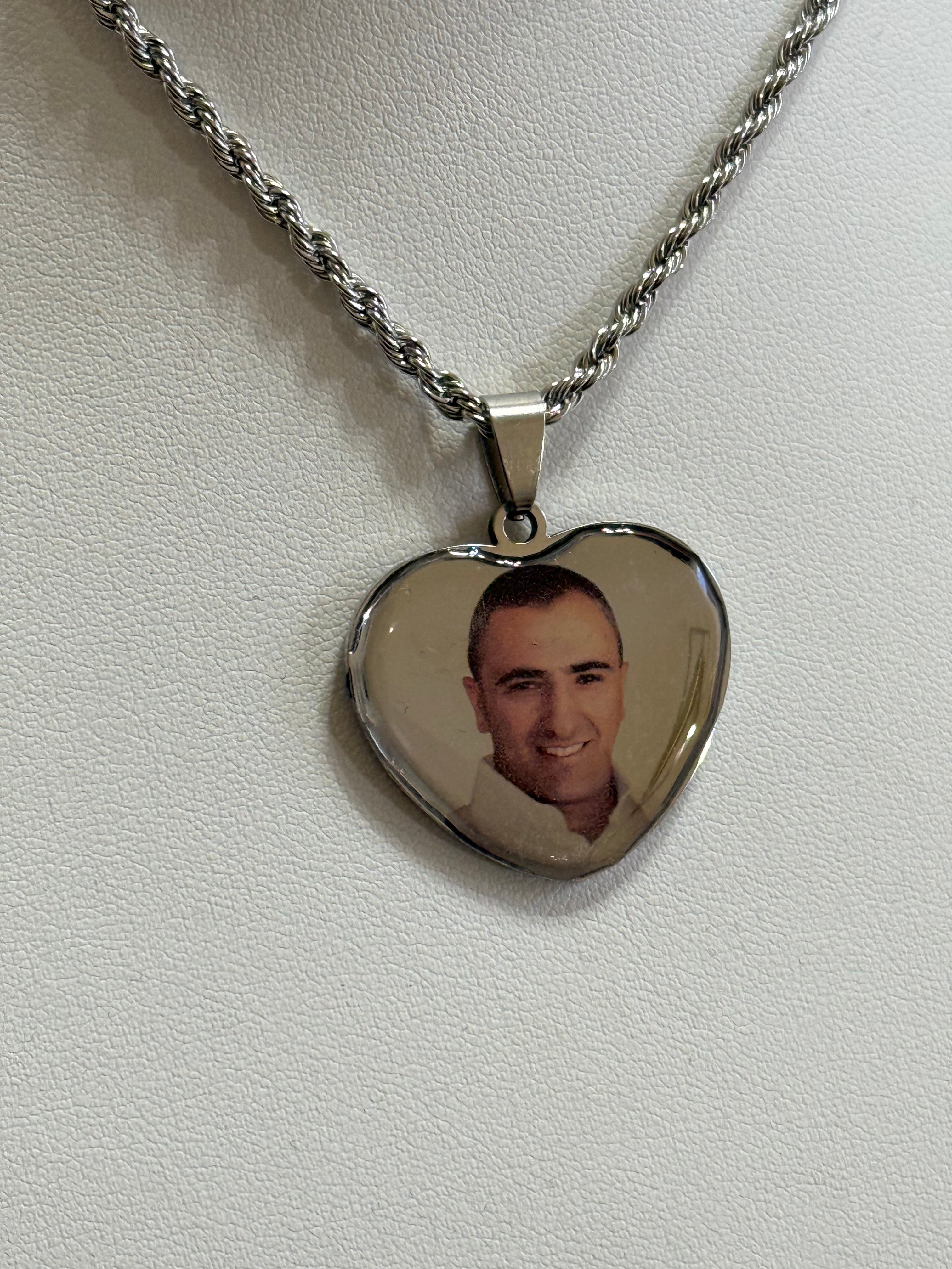 Collana in fotoresina specchiata