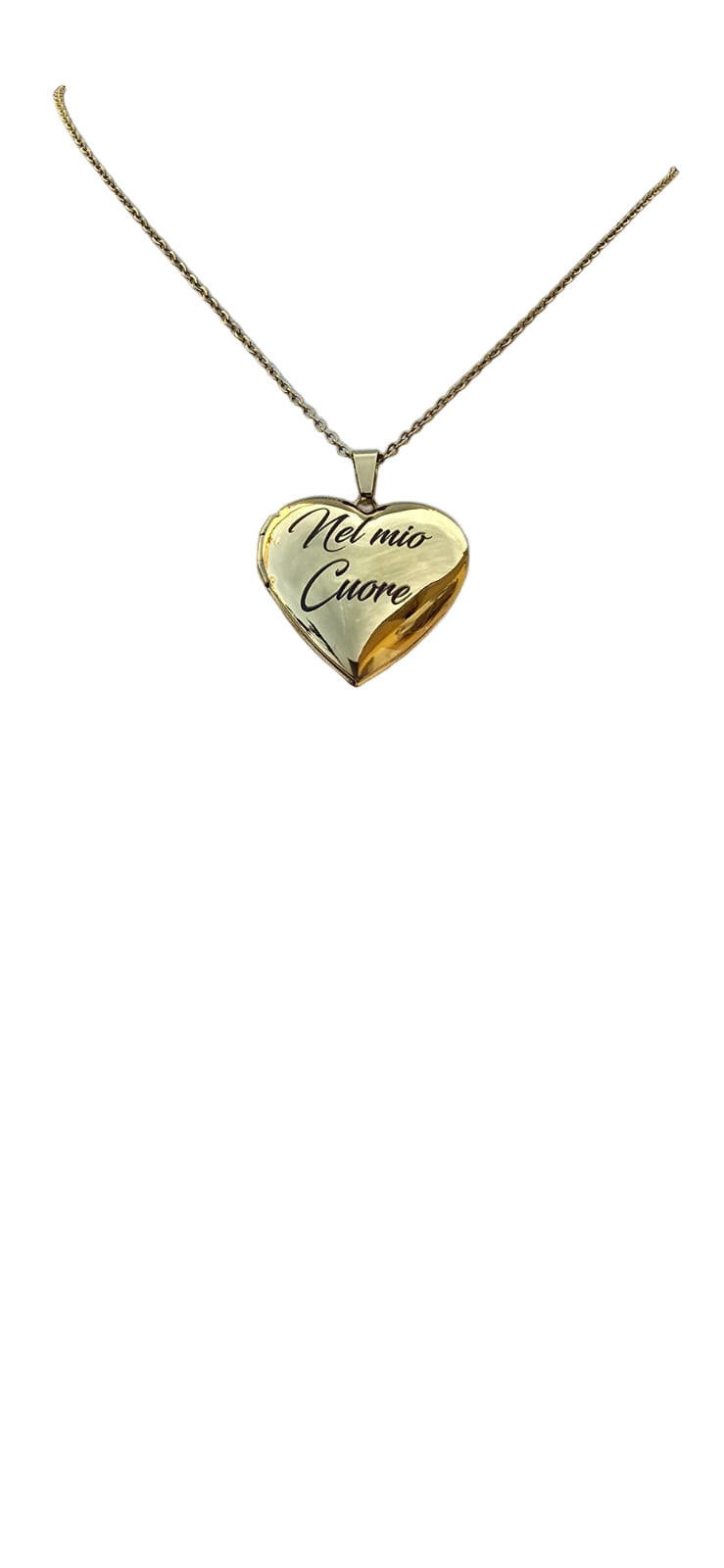 Collana ricordo a cuore con apertura